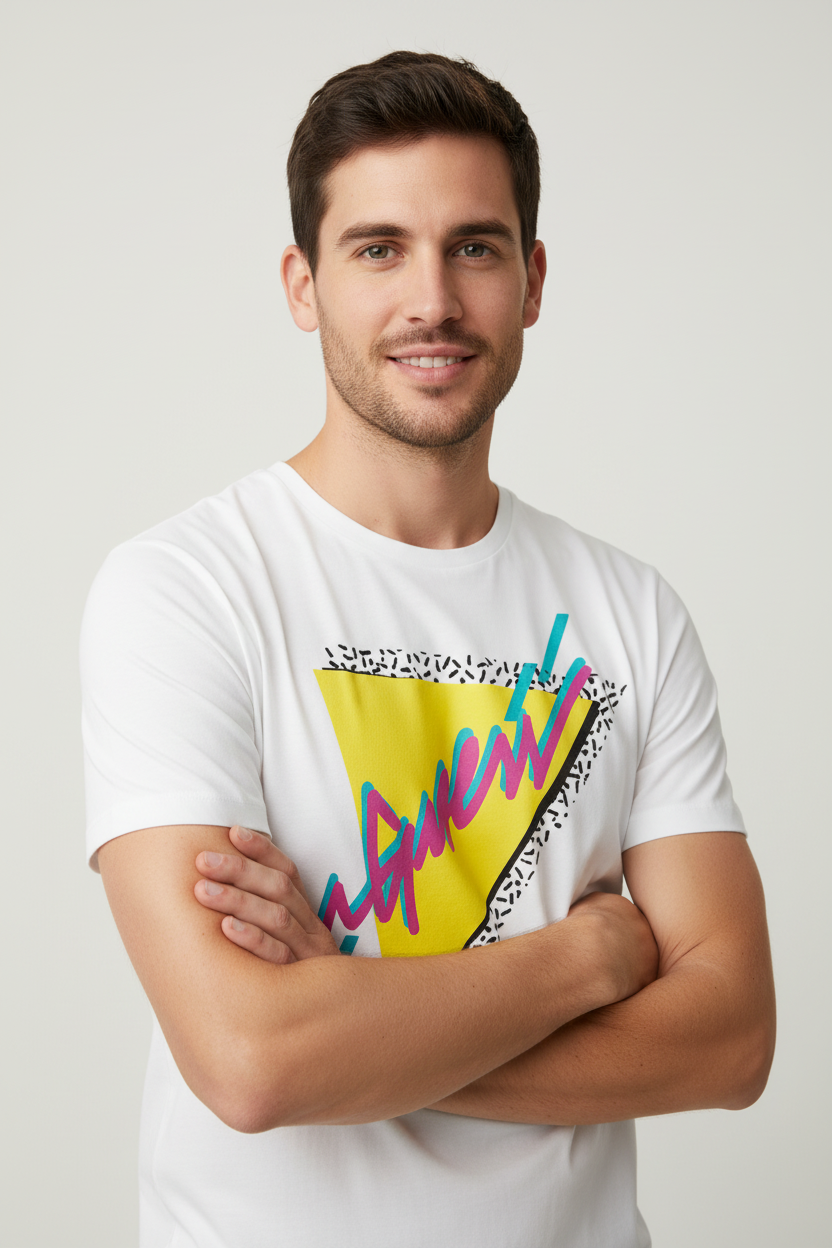 Retro Graphic Tee - Men's On-Model