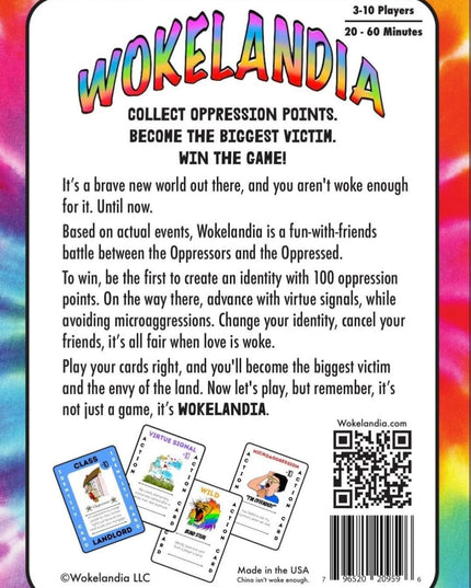 Wokelandia Card Game - Best Political Game