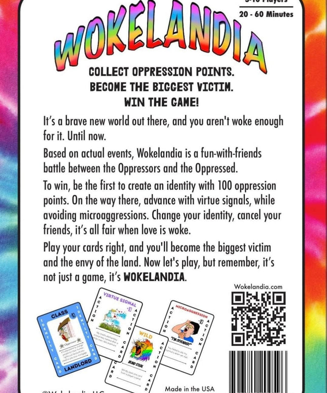 Wokelandia Card Game - Best Political Game
