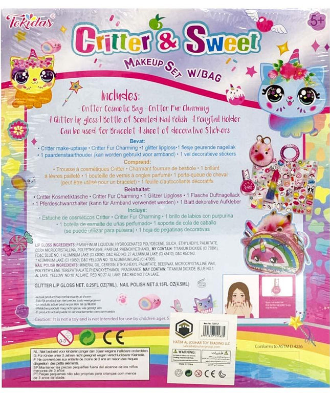Tokidas Glitter And Sweet Makeup Set With Small Bag