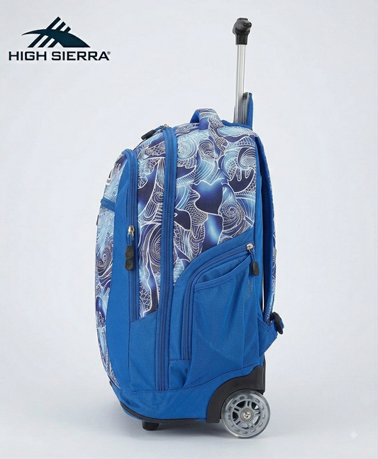 High Sierra Curve Backpack, Blue Waves, 18.5"