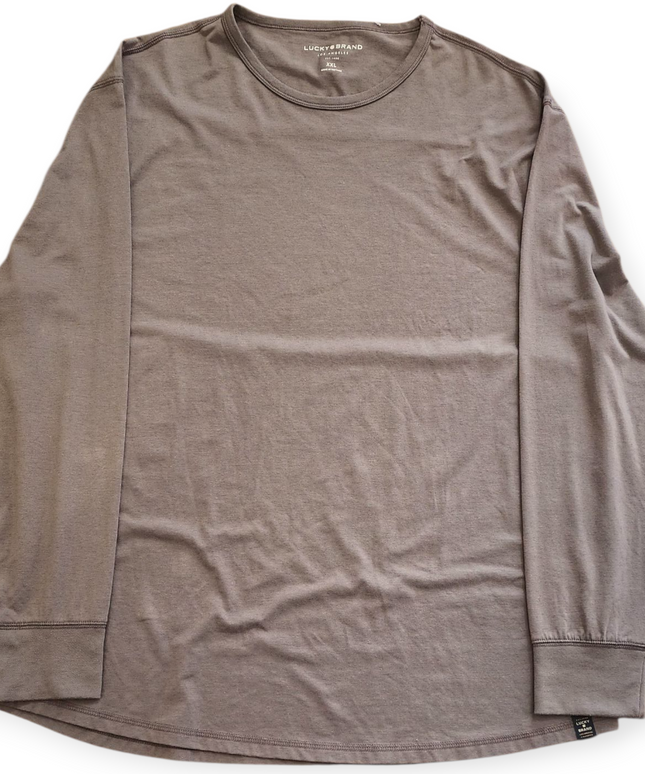 LUCKY BRAND LOS ANGELES Grey Women's Full Sleeve T Shirt