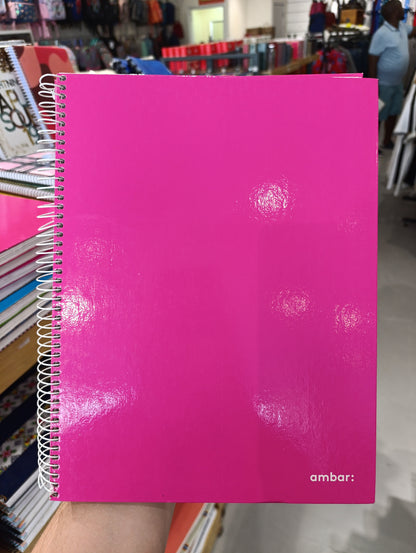 Ambar Pink Silk Notebook