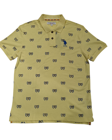 U. S.POLO ASSN SINCE1890 LIME YELLOW T-SHIRT