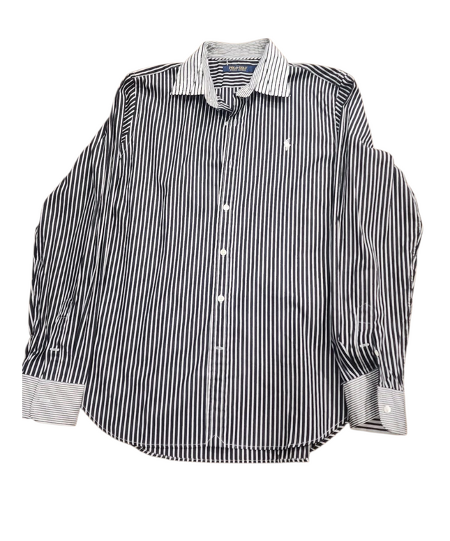 Ralph Lauren Black & White Striped womens Shirt