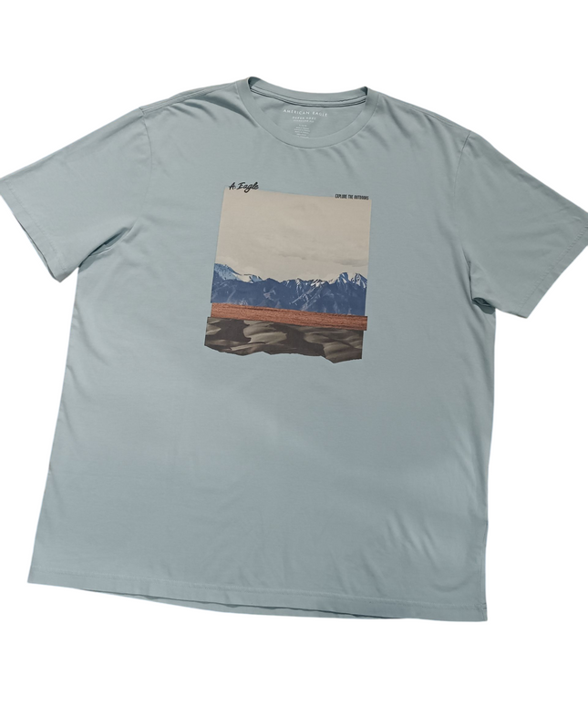 AMERICAN EAGLE  STANDARD FIT LIGHT BLUE