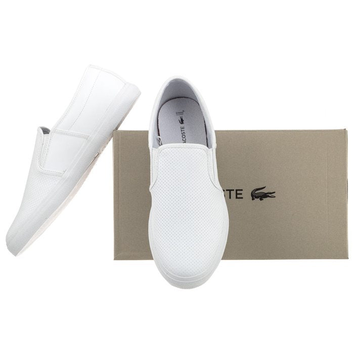 Clearance of Lacoste Shoes – Gazon Leather BL 1 Cam WHT 7-33CAM1072001