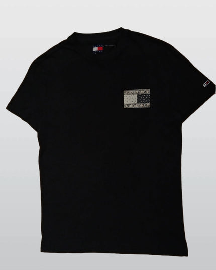 Tommy Jeans Men’s Black Cotton T-Shirt