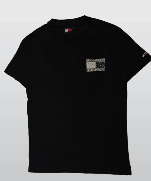 Tommy Jeans Men’s Black Cotton T-Shirt