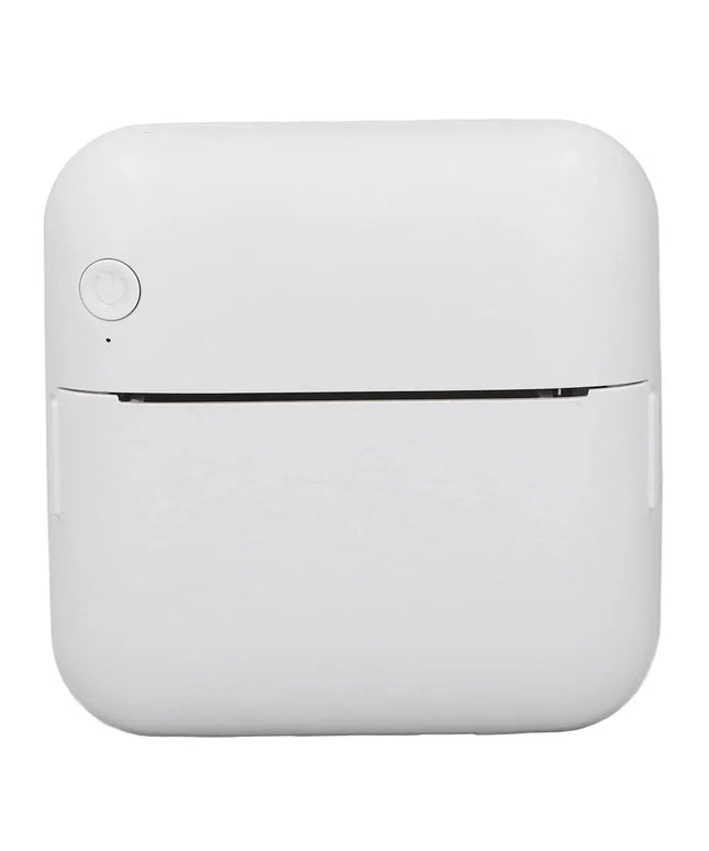 Photo Printer, Small Transparent Printer with Slide-Open Cover for Office