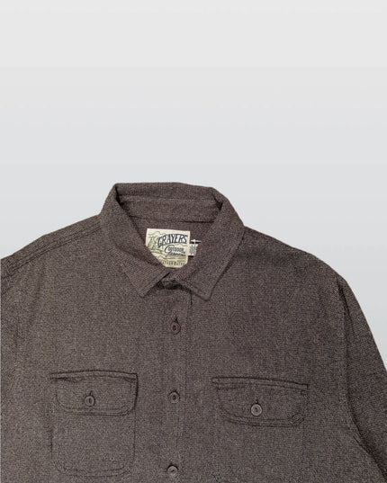 Grayers Outdoors Men’s Brown Shirt Jacket – Durable Casual Outerwear