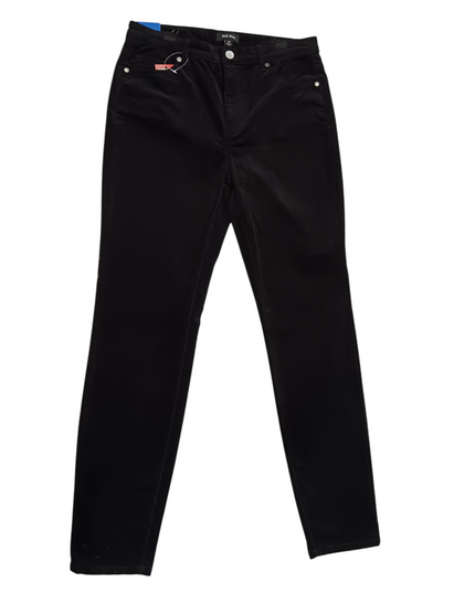SIZE: 30 - Well Worn Women High Rise Corduroy Skinny Pant (Black 10/30)