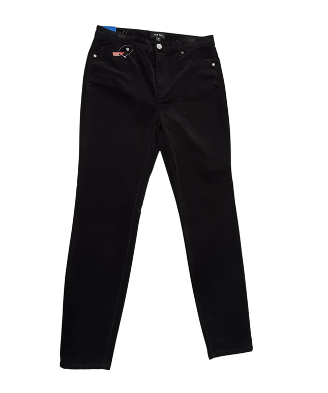 SIZE: 30 - Well Worn Women High Rise Corduroy Skinny Pant (Black 10/30)