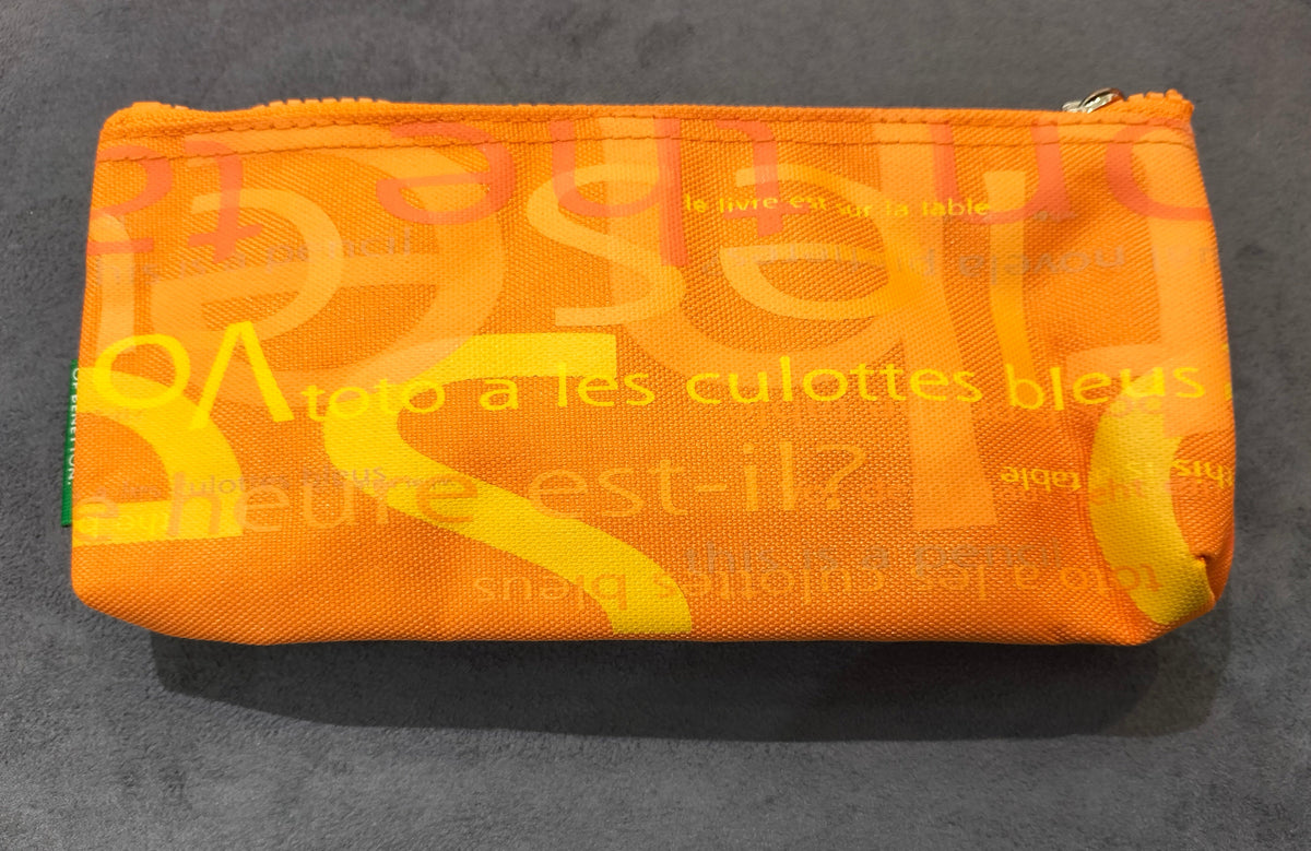 United Colors of Benetton Orange Pencil Case
