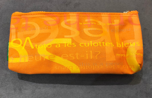 United Colors of Benetton Orange Pencil Case