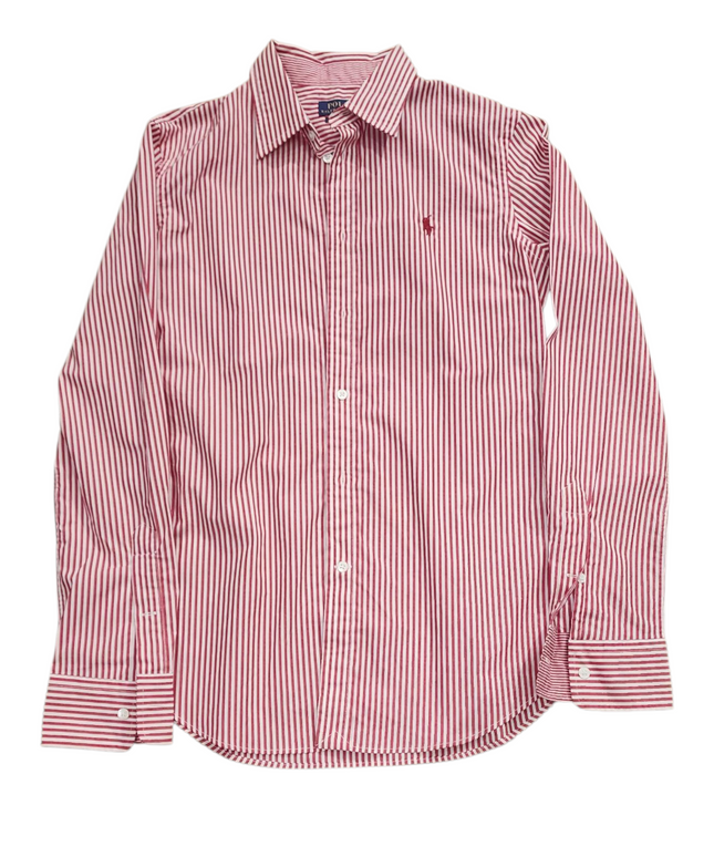Ralph Lauren Polo Red & White Striped women's shirt