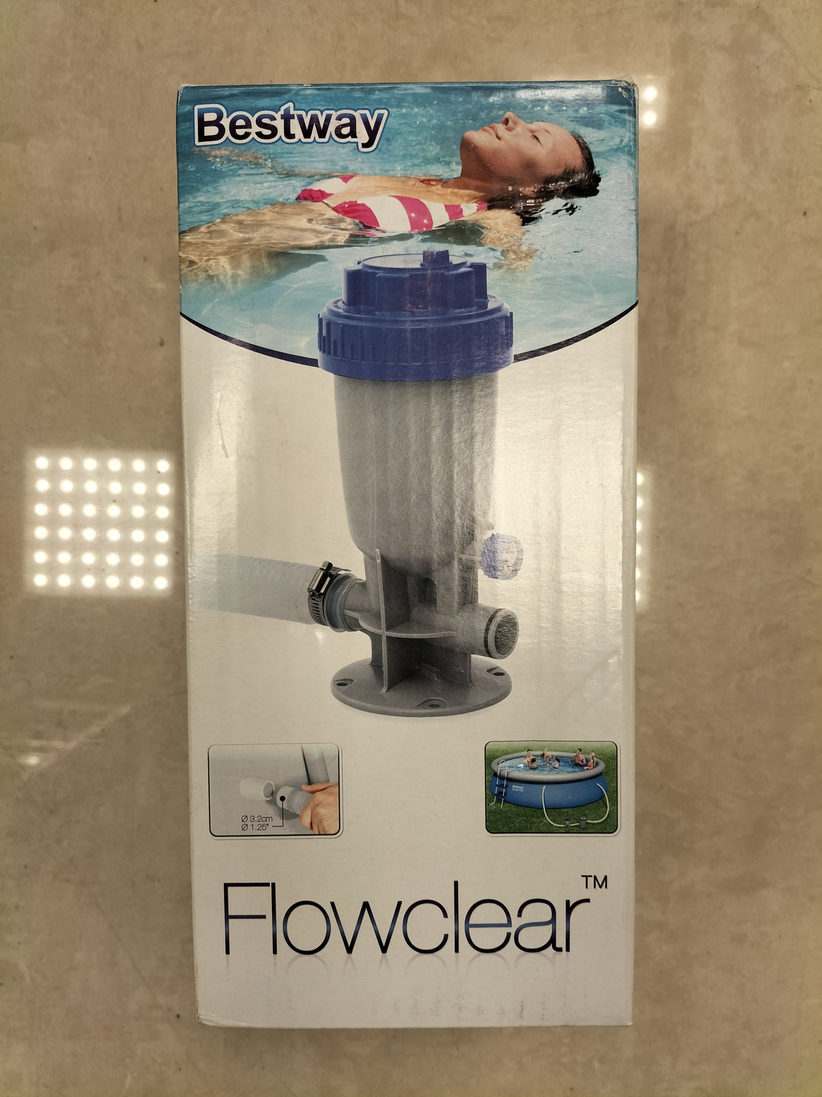 Bestway Aquafeed Pool Chlorinator, External Chemical Dispenser