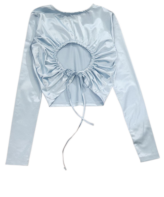FOREVER 21 Sky Blue Women's Croptop