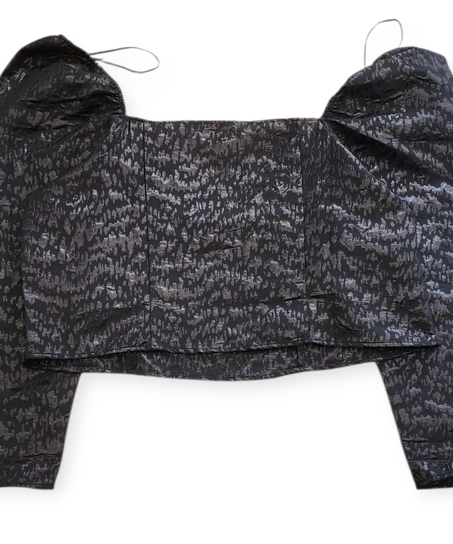 H&M Black Womens Crop Top