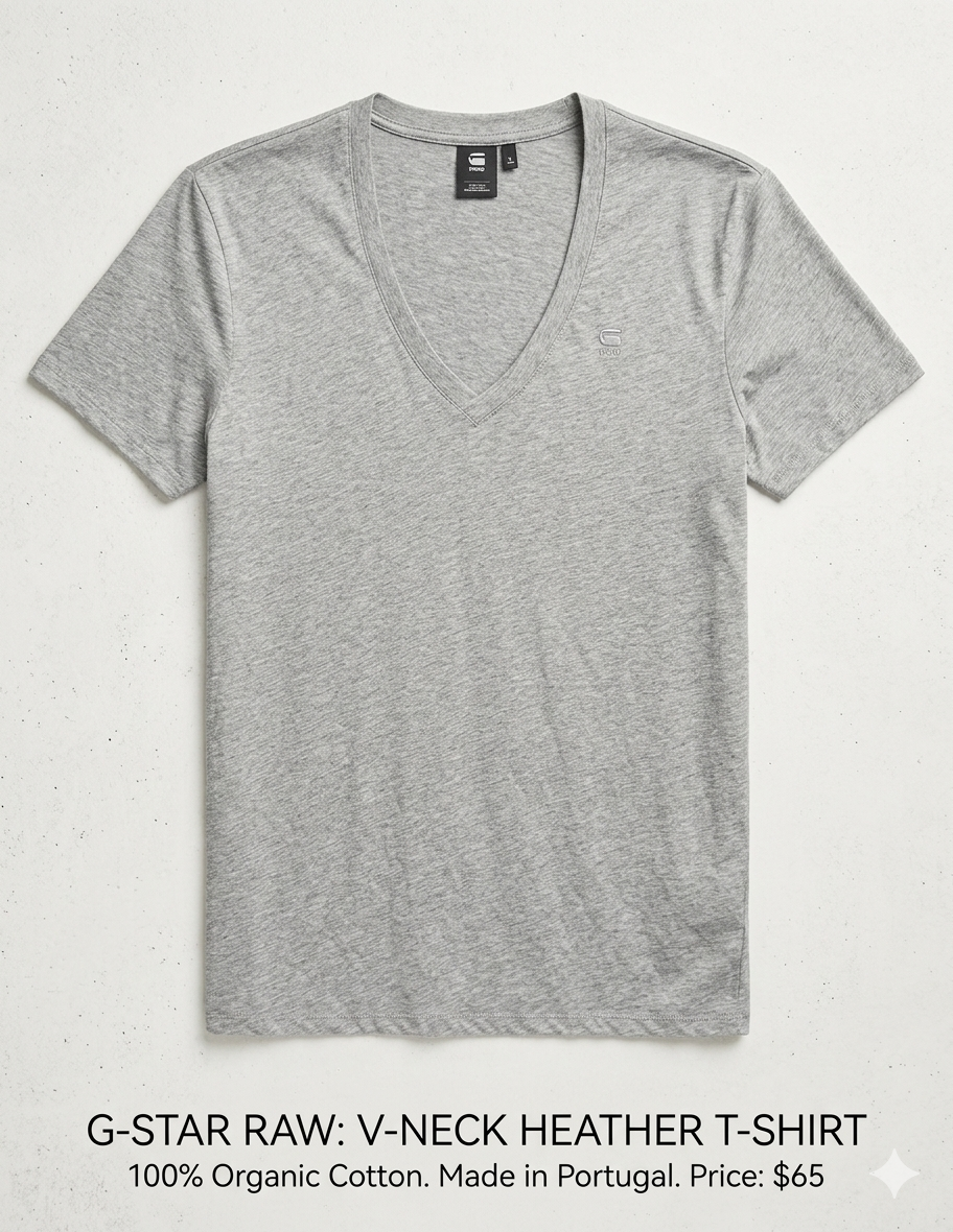 G-Star Raw Gray Vneck