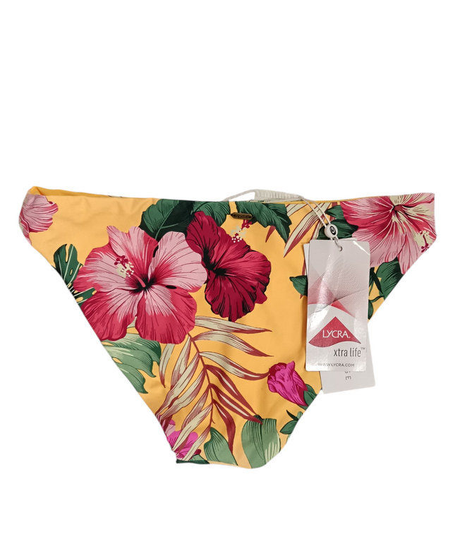 Lycra Women's swimwear black and yellow