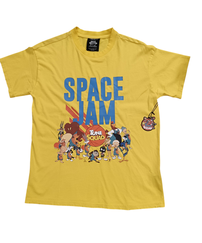 FOREVER 21 SPACE JAM  YELLOW T-SHIRT