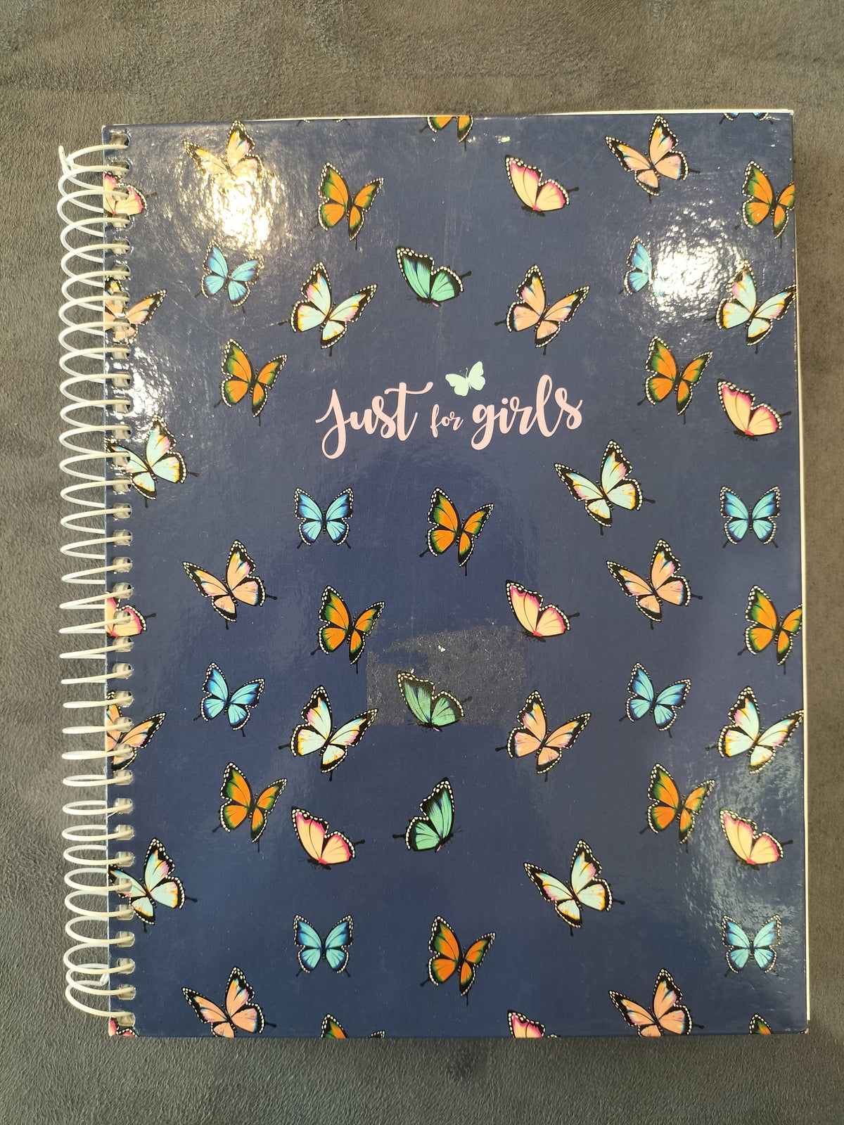 Ambar "Just For Girls" Butterfly Blue Notebook