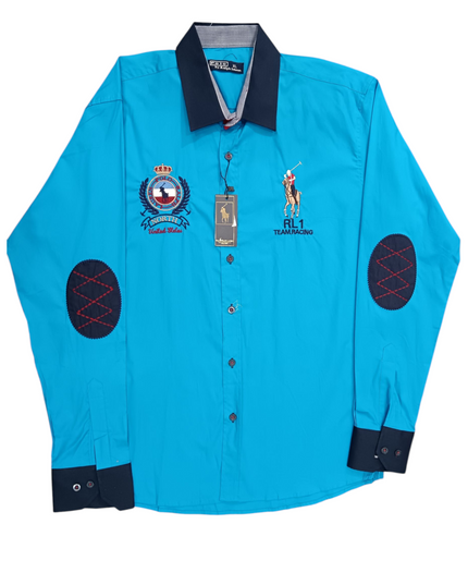 Polo by Ralph Lauren Men's shirt long sleeve blue