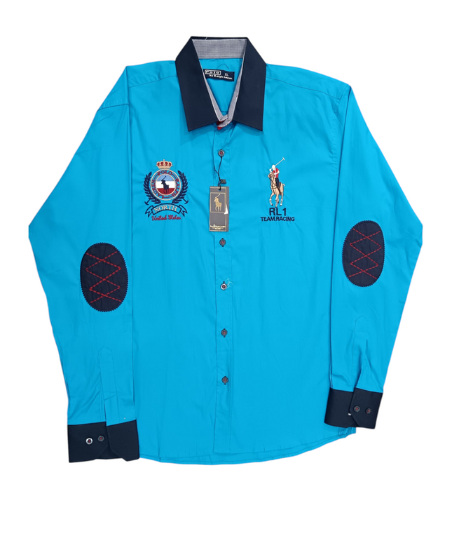 Polo by Ralph Lauren Men's shirt long sleeve blue