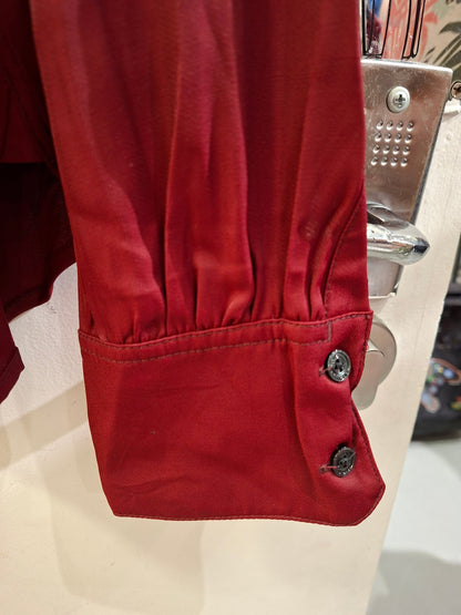 G-Star Raw Road Shirt Wmn L/S Satin Bright Russet Color D1179885559819