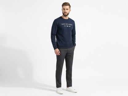 Van Heusen move slim fit est 1881 navy blue