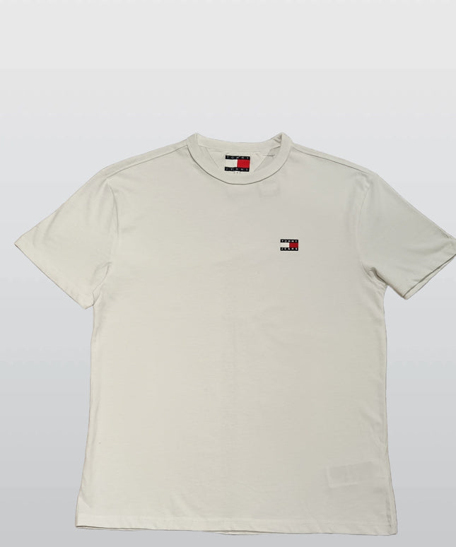 Tommy Jeans Men’s White Cotton T-Shirt