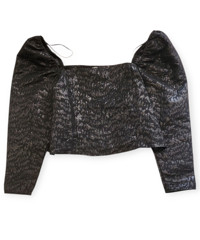 H&M Black Womens Crop Top