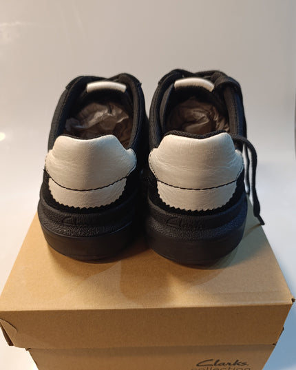 Clarks Moix Comfort Men's Black-Latte Sports Trainers – Lightweight Athletic Walking Shoes