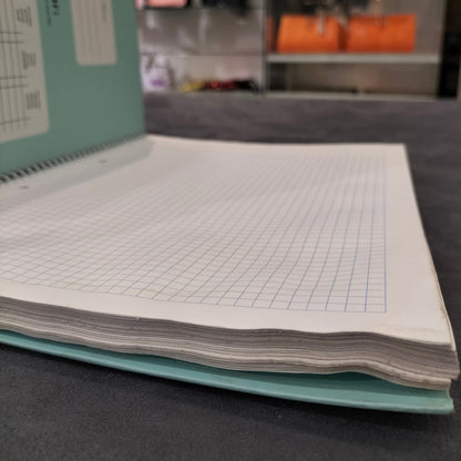 Ambar Moon Flower Sky Blue Notebook