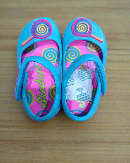 Skechers 86923N / TQMT Girls turquoise multi