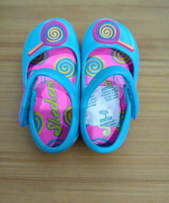 Skechers 86923N / TQMT Girls turquoise multi