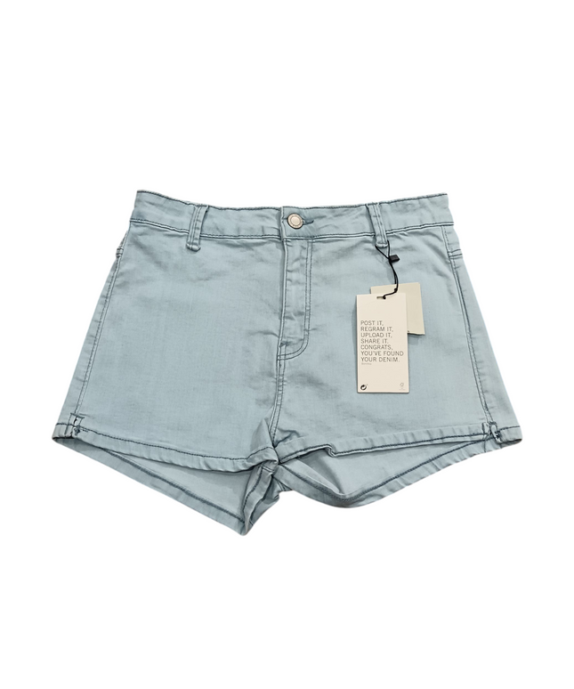 BERSHKA DENIM Women's Jeans Shorts Blue