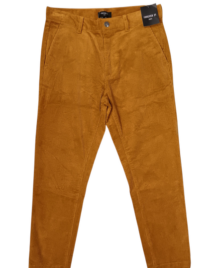 FOREVER 21 Mens Brown Corduroy Pants