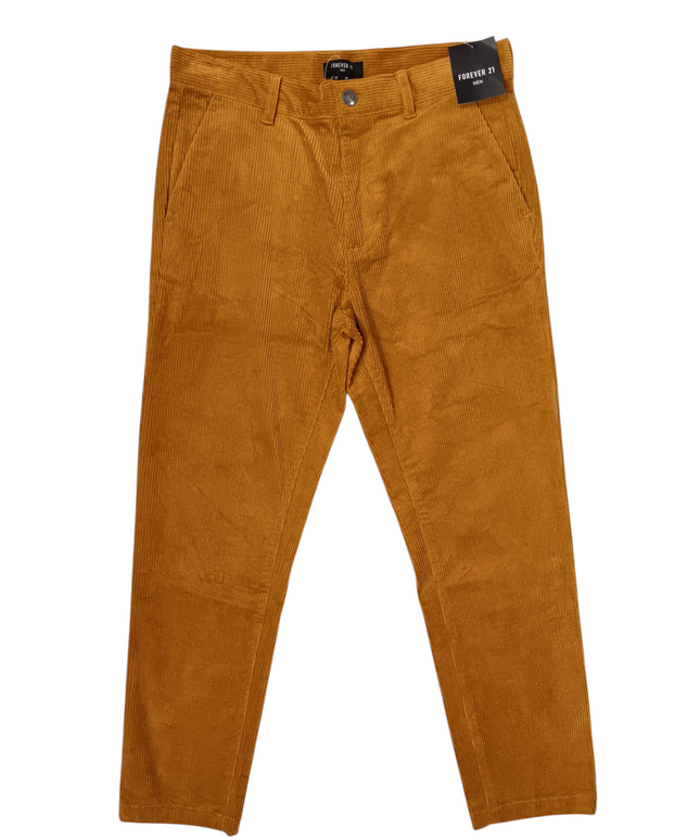 FOREVER 21 Mens Brown Corduroy Pants