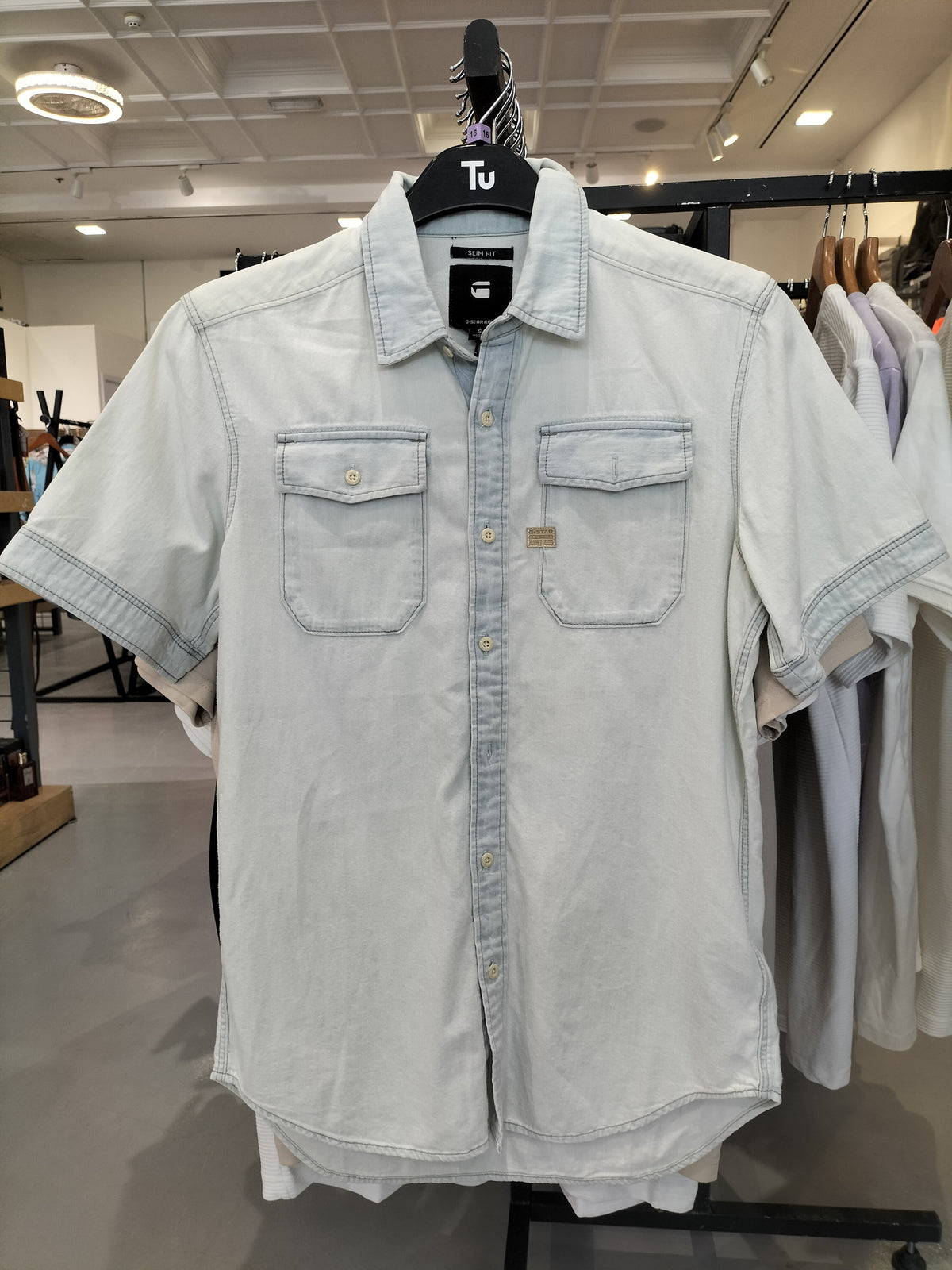 Petrol Jeans Co. Short-Sleeve Denim Shirt