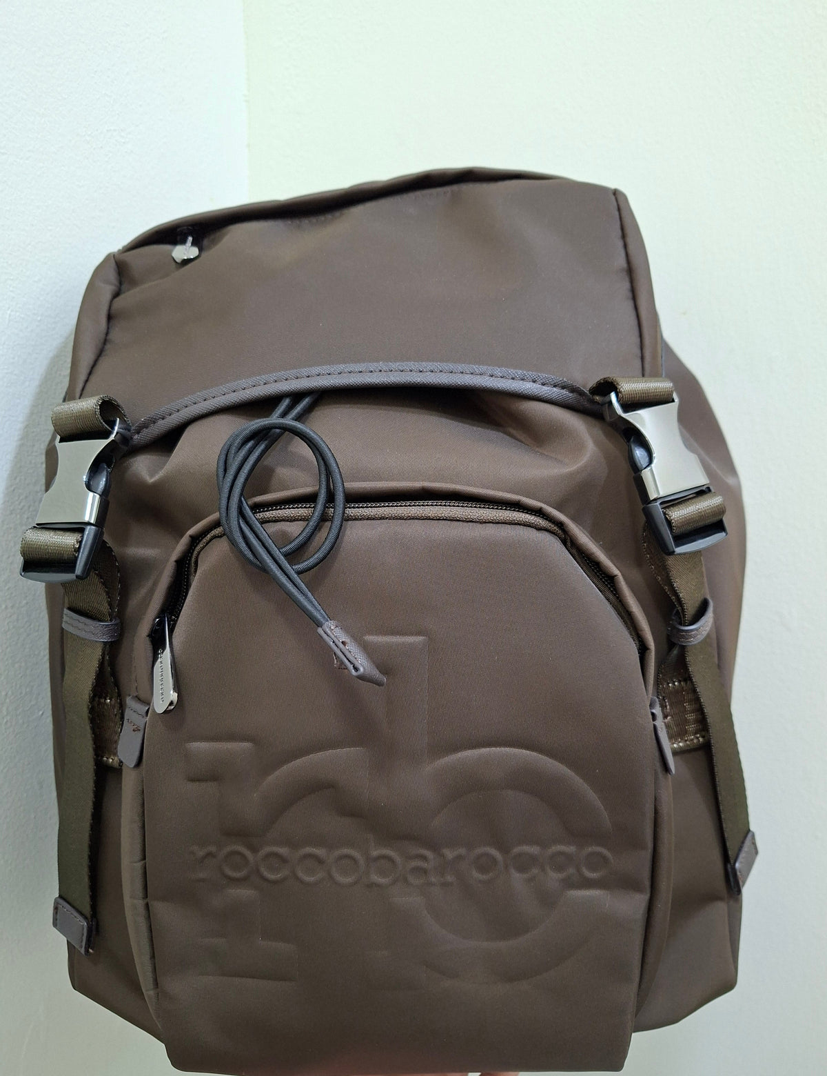 Roccobarocco Unisex Backpack - Granito - Cm 29X40X16