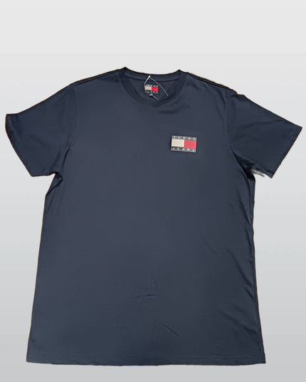 Tommy Jeans Men’s Navy Cotton T-Shirt – Classic Logo Tee M3