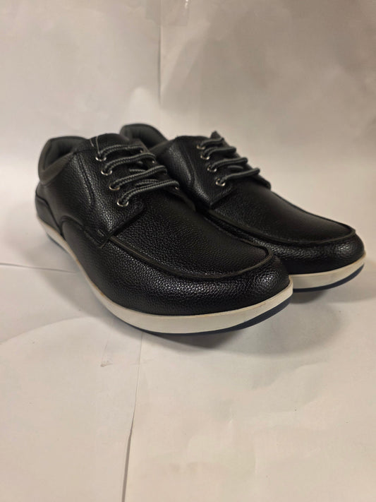 Macaw Mens Formal Shoes With Laces (Black)
