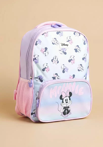 Disney Minnie Mouse Pastel Printed School Backpack – 16 Inc"