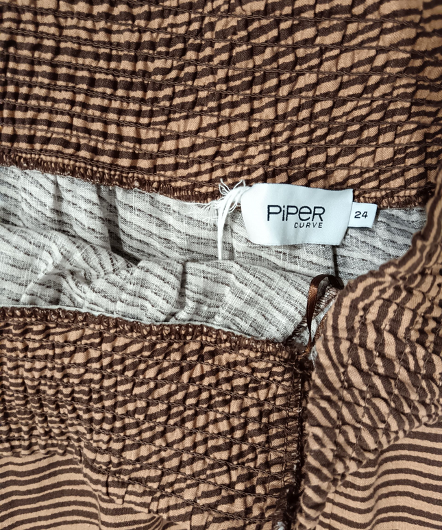 Piper CURVE Women's Skirt Brown