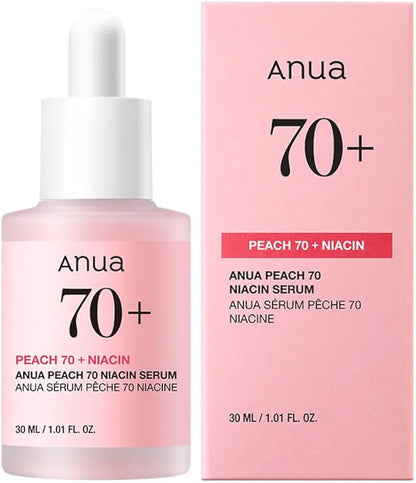 Clearance of Anua Skincare – Peach 70 Niacin Serum, 1.0 fl oz (30 ml)