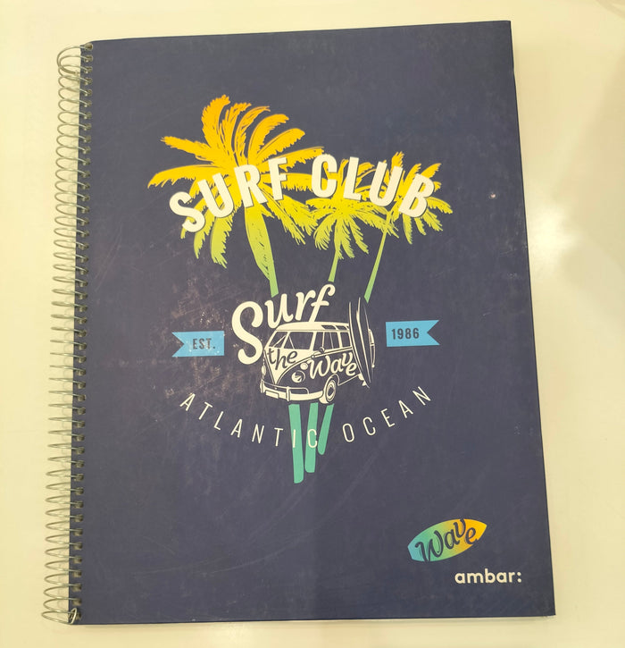 Clearance of Ambar Stationery – Surf Club Navy Blue Notebook