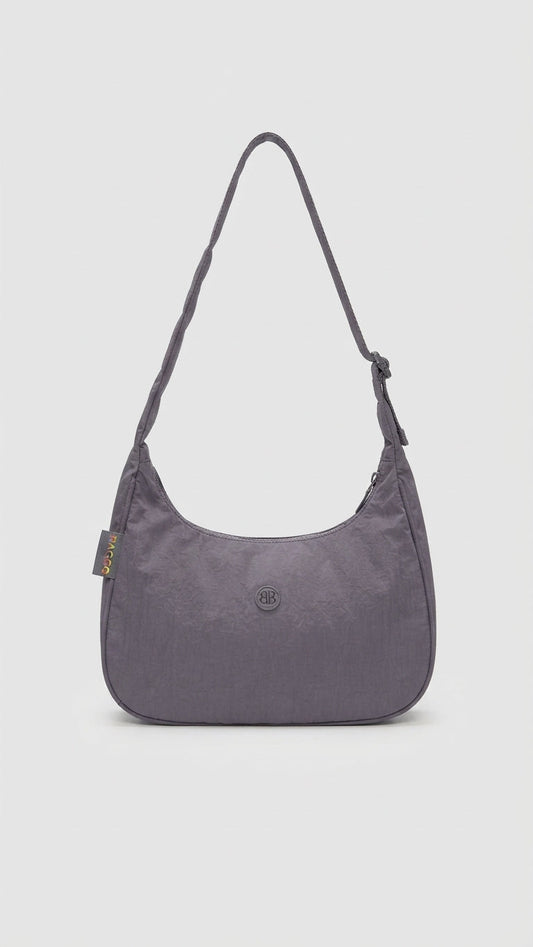Bagco soft Shoulder bag Dark gray color Waterproof for women