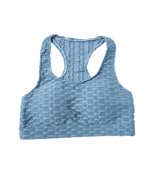 top women Women's bra blue color Getted